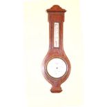 An Inlaid Mahogany Barometer