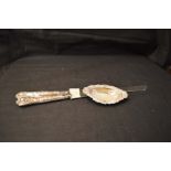 A Pair of Silver Handled Knives, Sheffield 1996 and A Small Silver Dish, Chester 1900