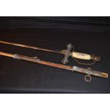 A Very Nice Masonic Dress Sword in Scabboard