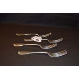 Four Silver Forks, Dublin 1839, Philip Weekes