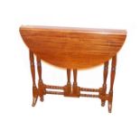 A Very Nice Slimline Mahogany Sutherland Table