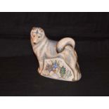 A Large Royal Crown Derby Figurine 'Husky'