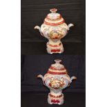 A Very Nice Pair of Two Handled Lidded Vases