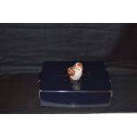 A Royal Crown Derby Paperweight 'Owlet' in Original Presentation Box