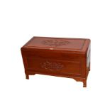 A Very Nice Lidded Camphorwood Chest