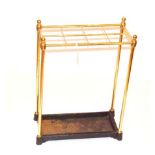 A Nice Brass and Metal Stick Stand
