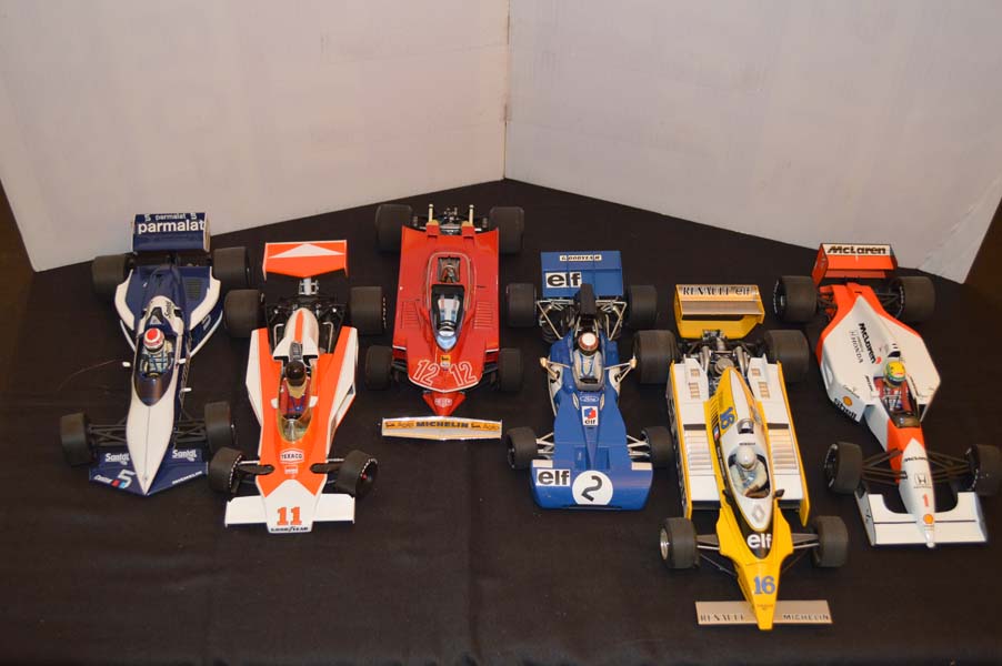 A Lot of Six Die Cast Racing Cars (1-18)