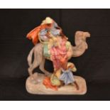 A Very Large Royal Dux Figurine 'Arabian Figurine on a Camel'