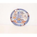 A Circular Imari Wall Plate