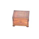 An Interesting Small Mahogany Writing Box