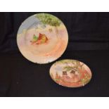 A Royal Doulton Collectors Plate 'Zunday Zmocks' and Another