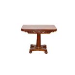 A Very Nice Mahogany Turn Over Leaf Card Table