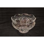 A Very Good Waterford Crystal Footed Bowl