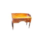 A Very Nice Mahogany Washstand, Gallery Back