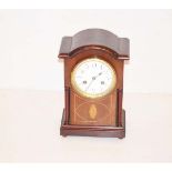 A Nice Inlaid Mahogany Mantle Clock