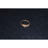 A 9ct Gold and Sapphire Ring