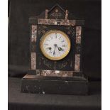 A Victorian French Marble Clock