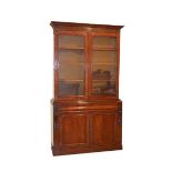 A Very Nice Mahogany Two Door Bookcase