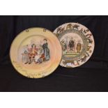 Two Royal Doulton Collectors Plates 'Health to Charlie' and Another