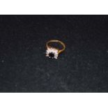 An 18ct Gold Sapphire and Diamond Ring