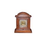 A n Oak Cased Bracket Clock