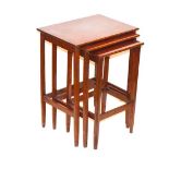 A Mahogany Nest of Three Tables