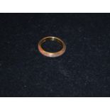 A 9ct Gold Wedding Band