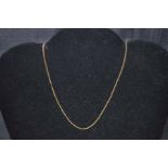 A 9ct Gold Fine Chain