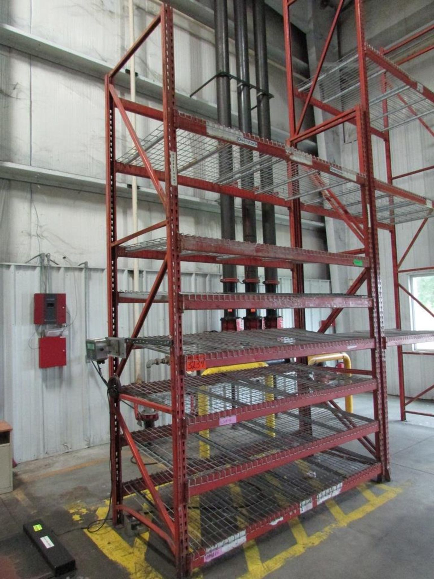 (1) Section of Adjustable Pallet Racking