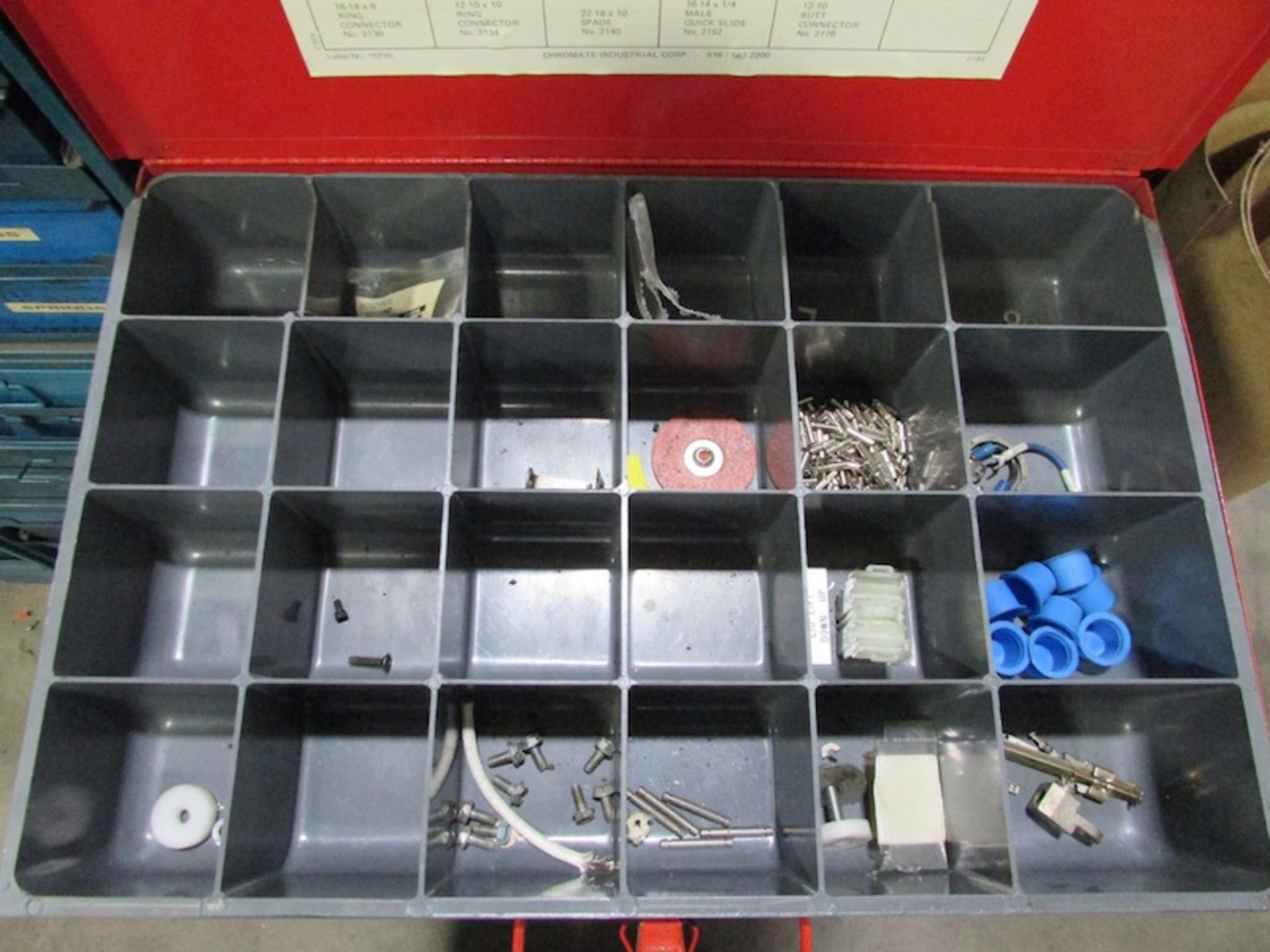 (4) 4-Drawer Small Parts Storage Cabinets with Assorted Hardware - Image 8 of 16