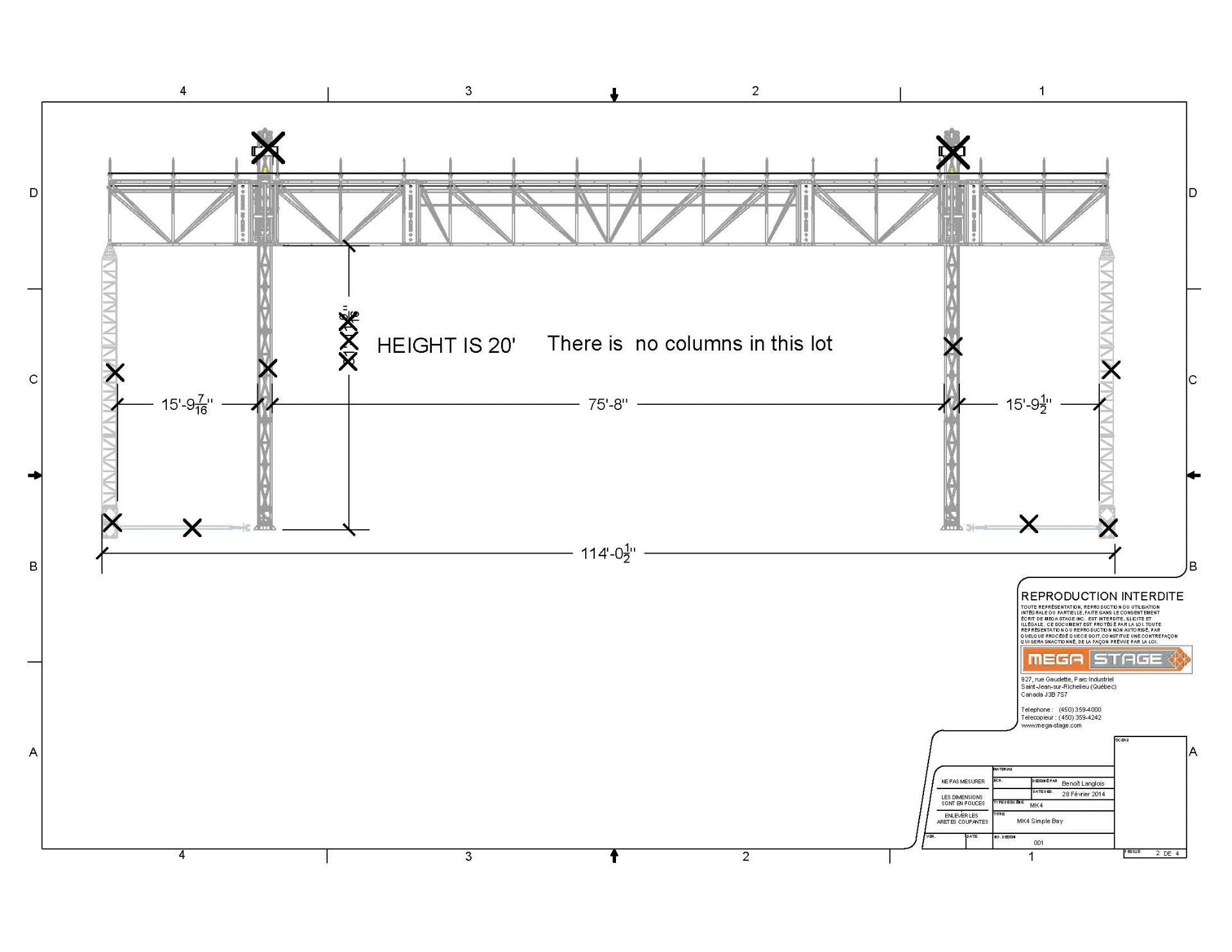 109'X53' Roof structure (no tarp) - Image 8 of 10