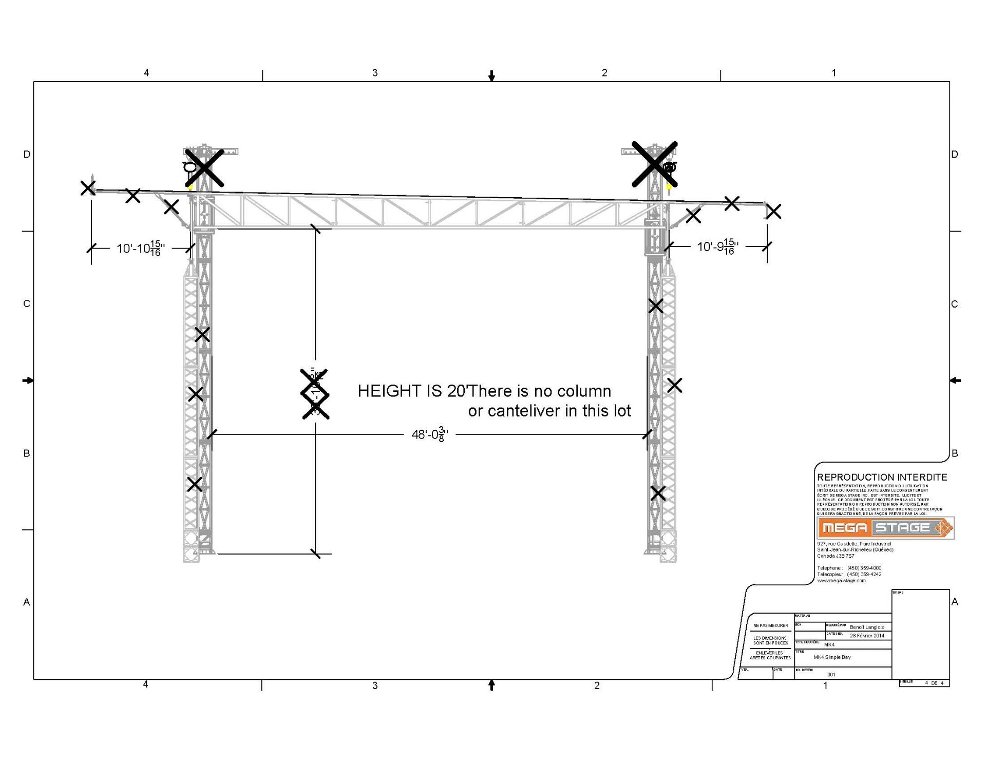 109'X53' Roof structure (no tarp) - Image 10 of 10