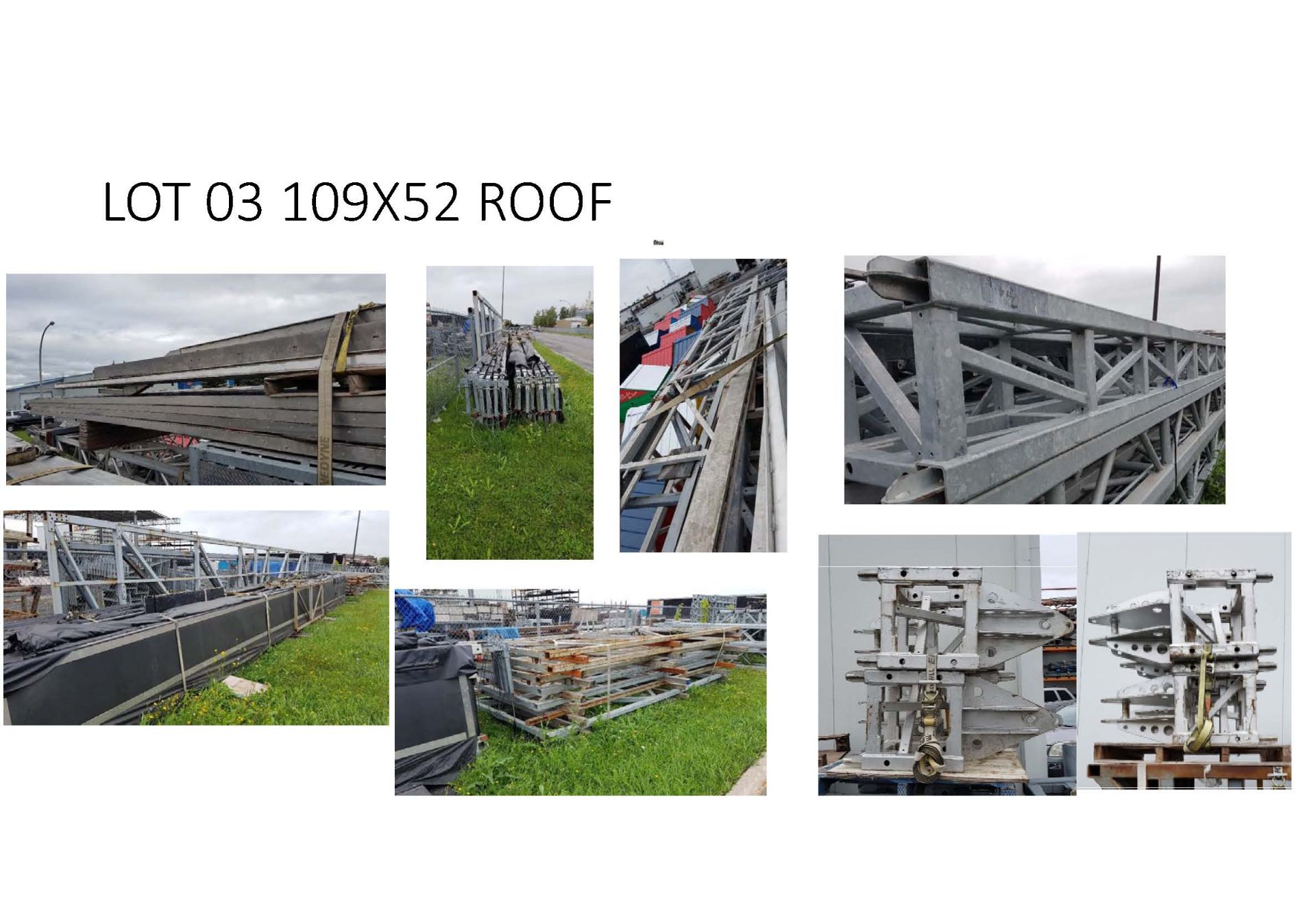 109'X53' Roof structure (no tarp) - Image 3 of 10