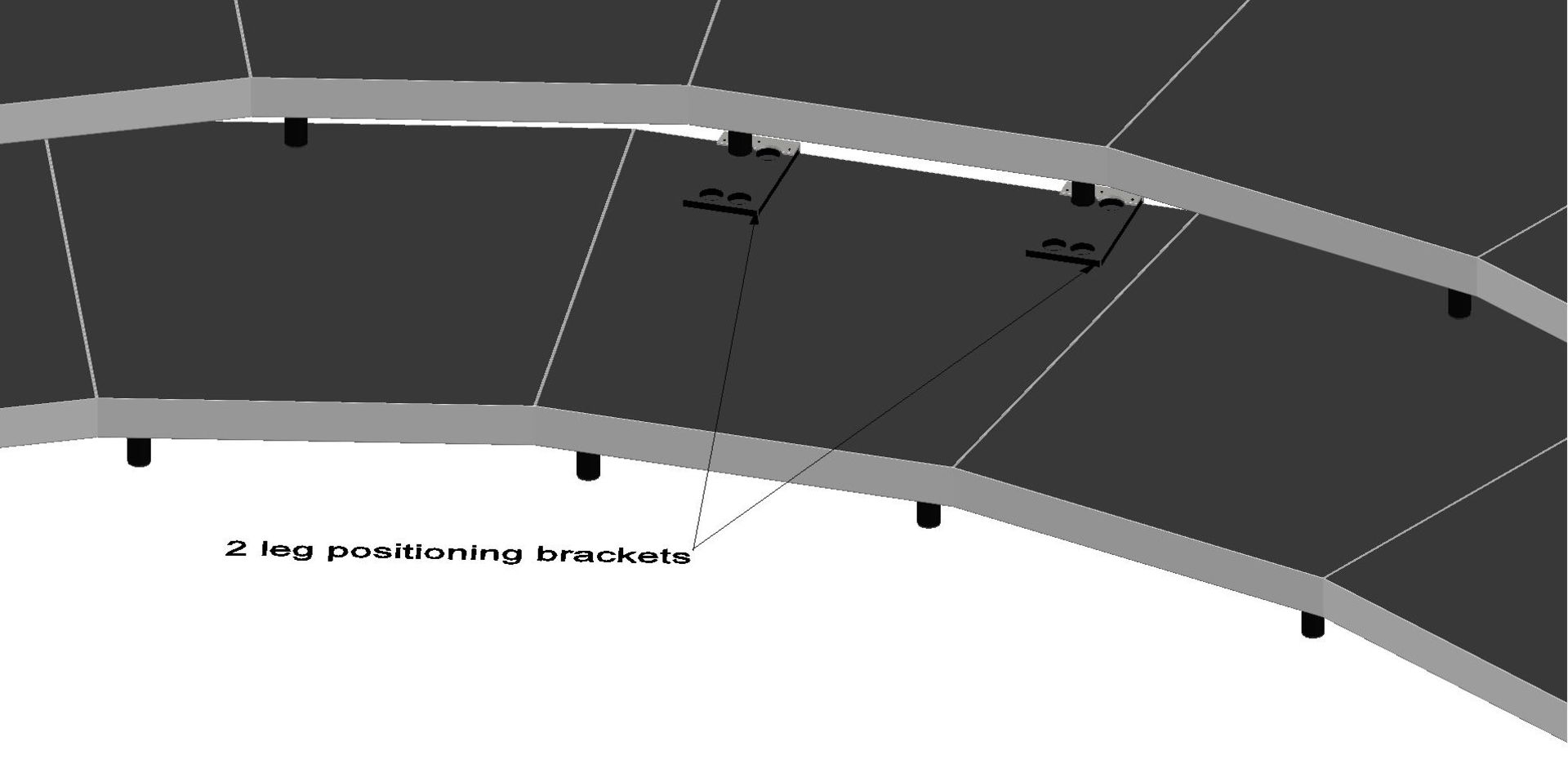 4'X4' Aluminium stage deck ( NEW) - Image 5 of 6