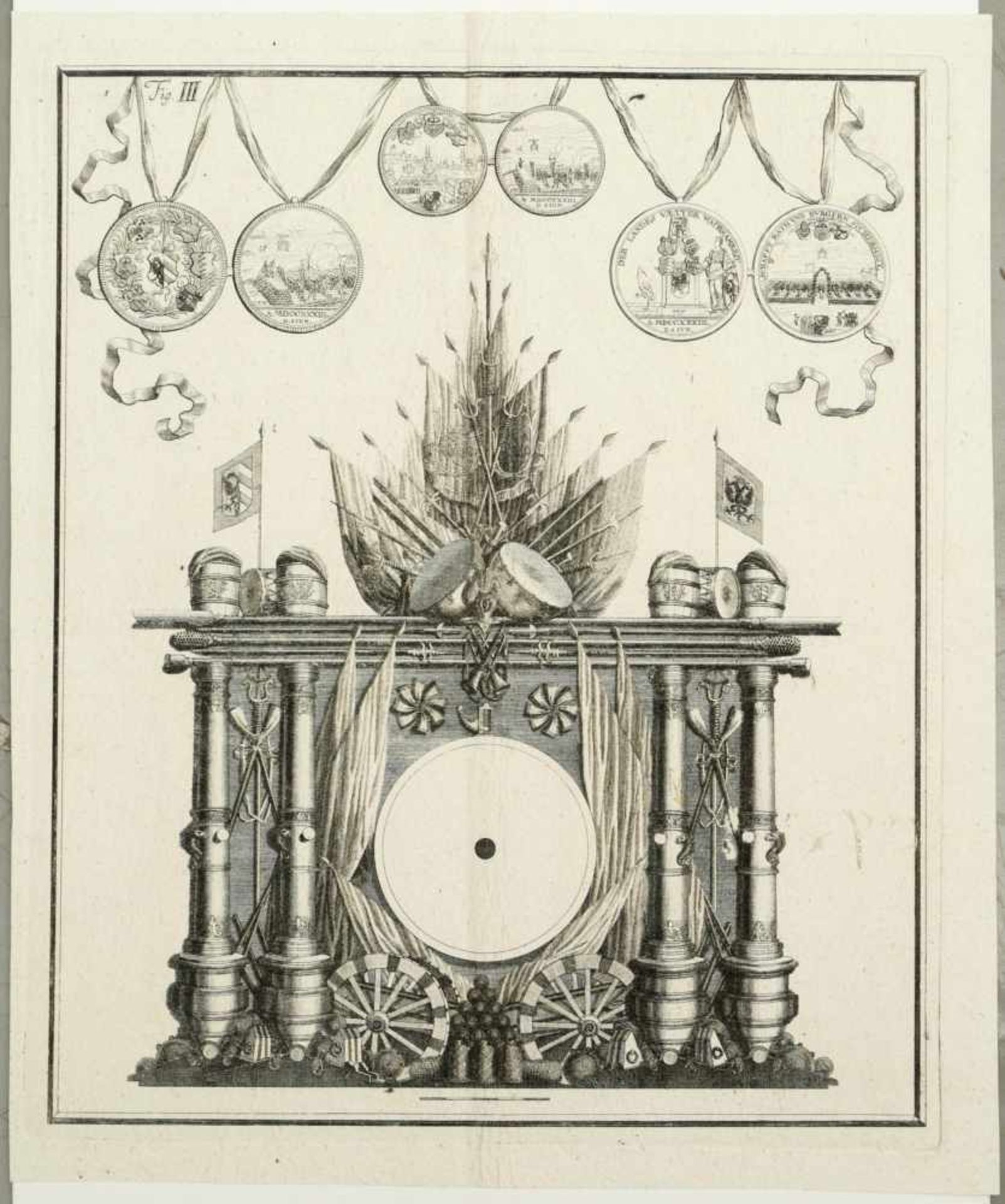 Heumann/ Hofmann: Vorstellung des Solennen Stuck-Schiessens. Nürnberg 1734Umfangreiche Sammlung - Image 6 of 9