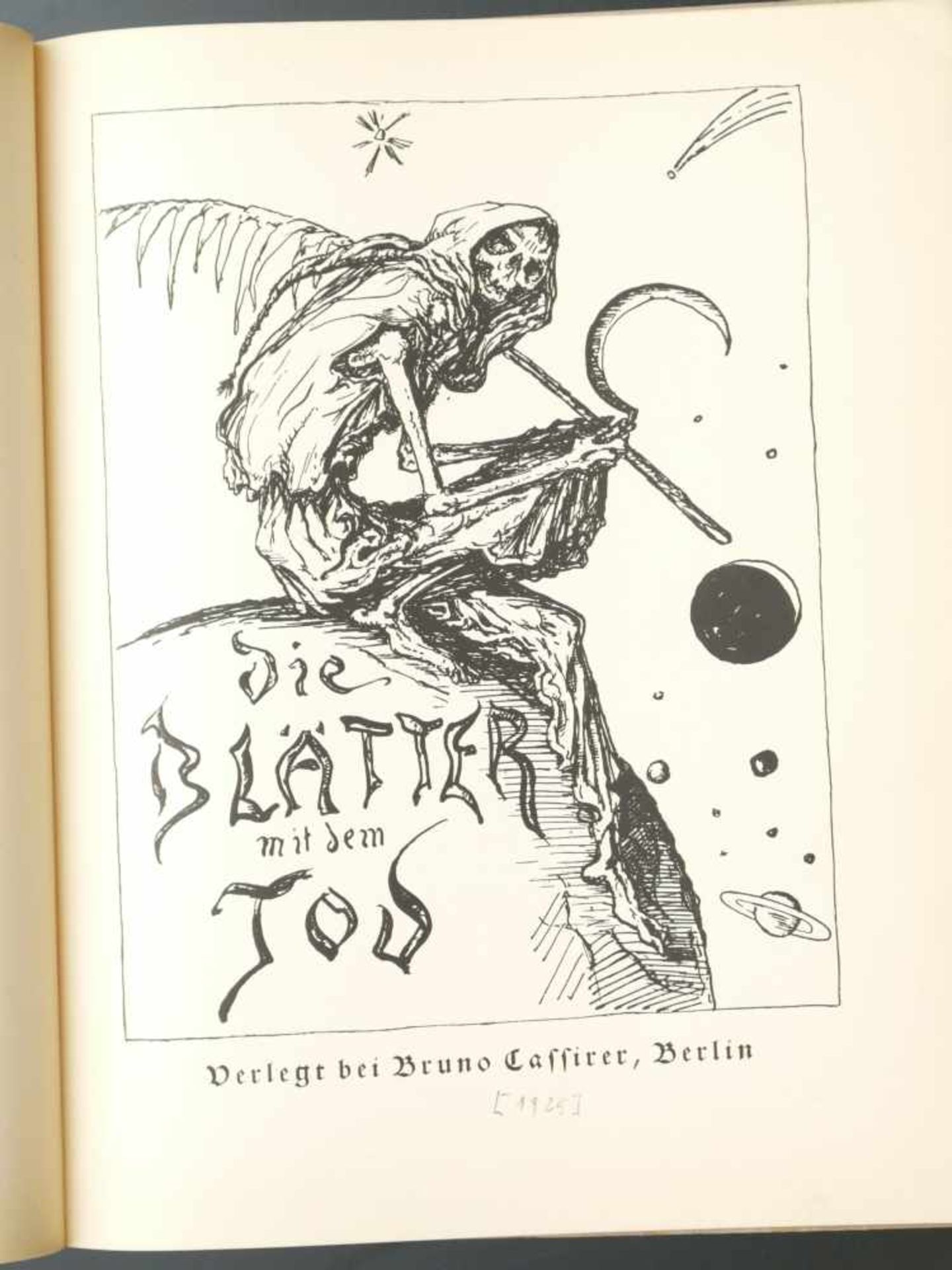 Kubin, Alfred (1877-1959) - Mappe Ein TotentanzDie Blätter mit dem Tod. Zweite, unveränderte - Bild 2 aus 5