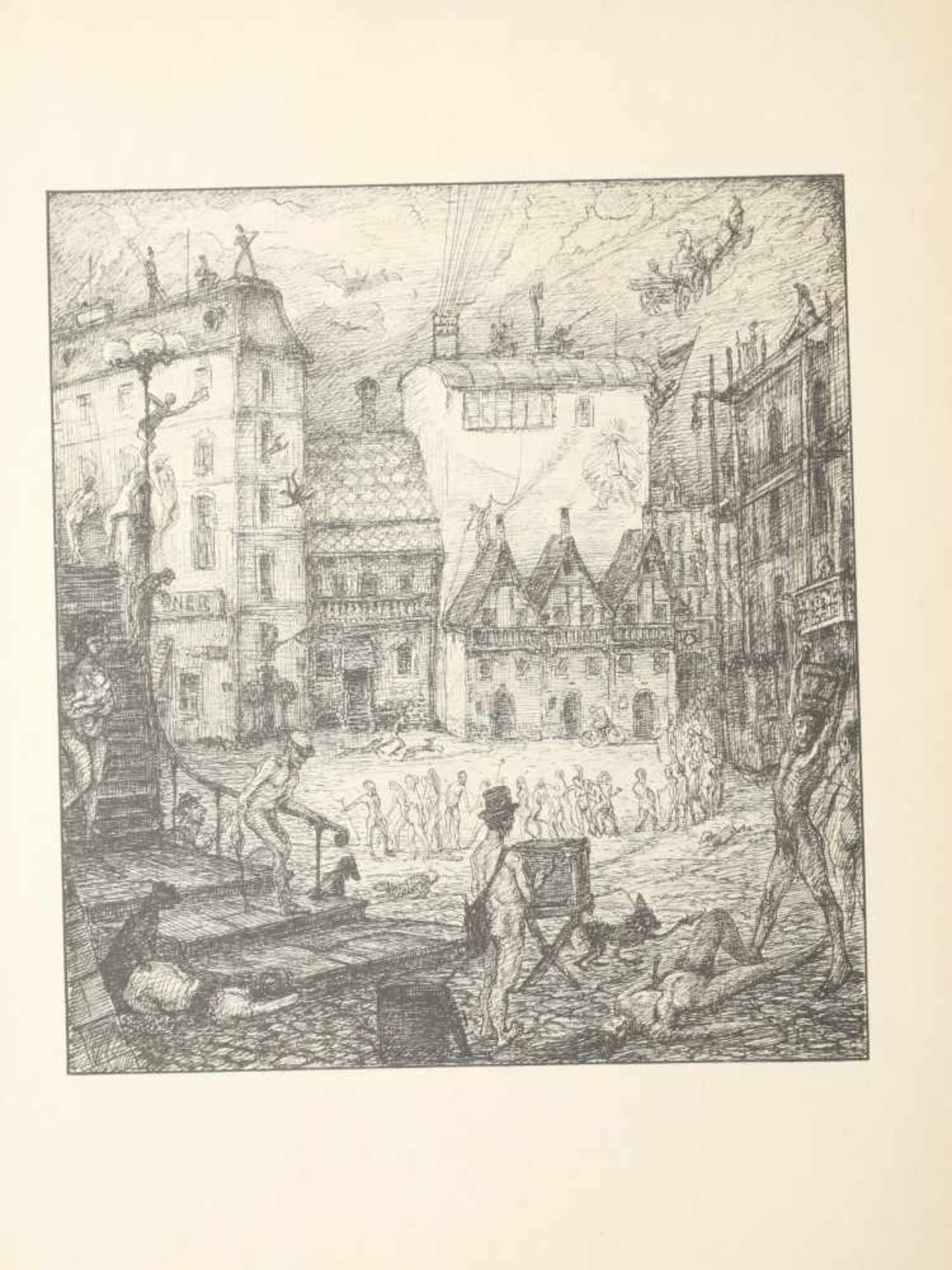 Kubin, Alfred (1877-1959) - Mappe Sansara. Ein Cyklus ohne Ende. 1911In einer Auswahl von 40 - Bild 7 aus 7