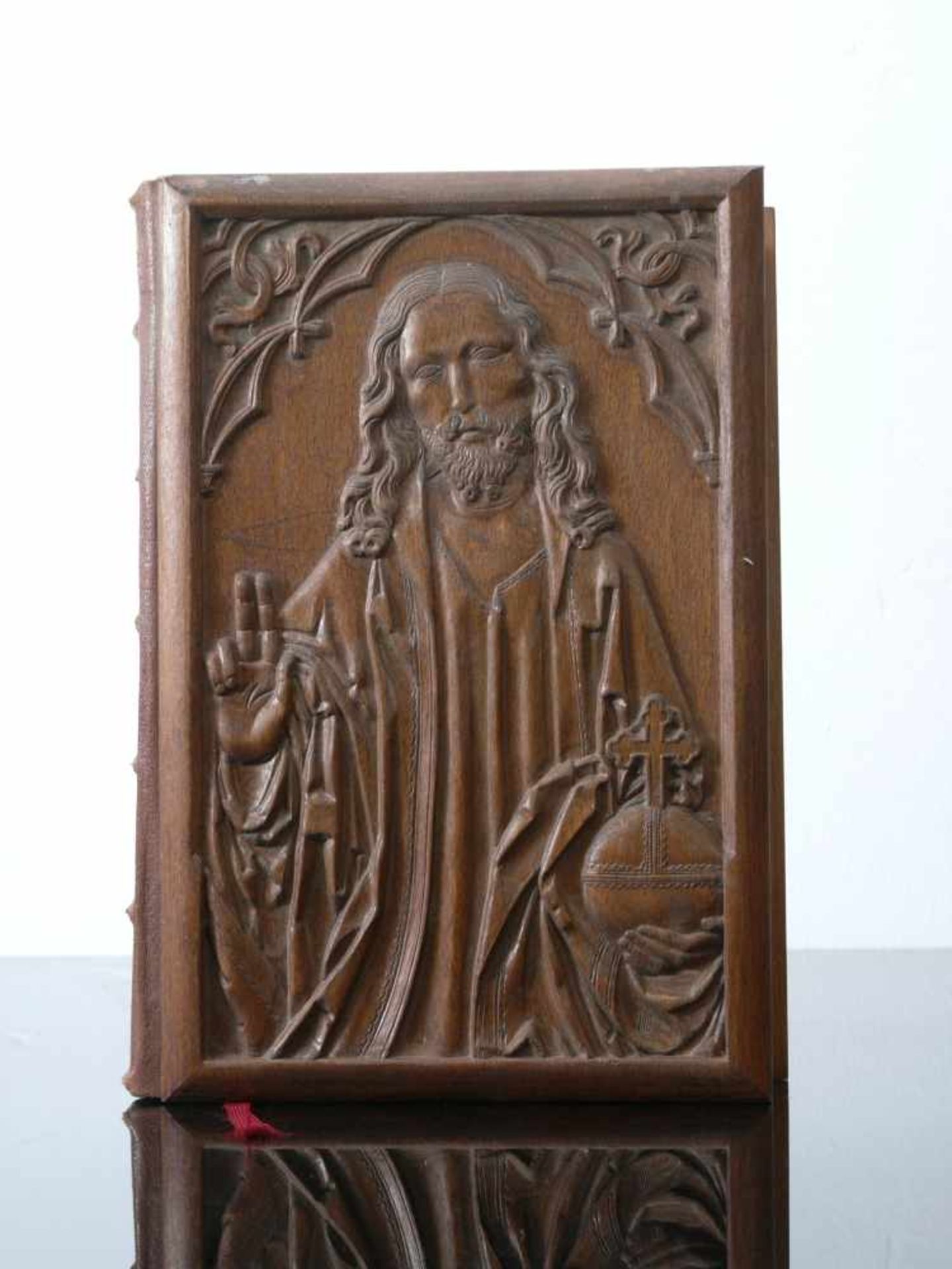 Bibel Pattloch Verlag o.J. Holz und LedereinbandSogenannte "Riemenschneider-Bibel" (mit