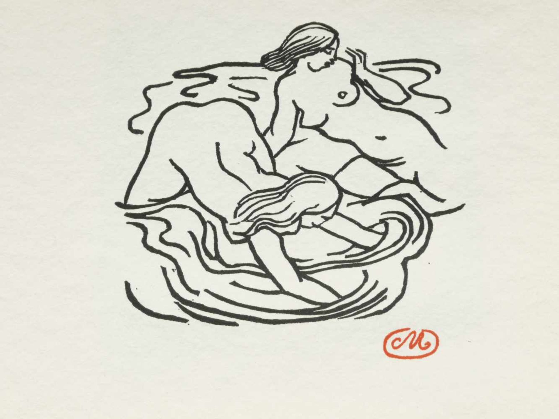 Maillol, Aristide (1861-1944) - Jungfrauen 1976 Euroart 127/2000Zwölf Original-holzschnitte zu - Bild 7 aus 12