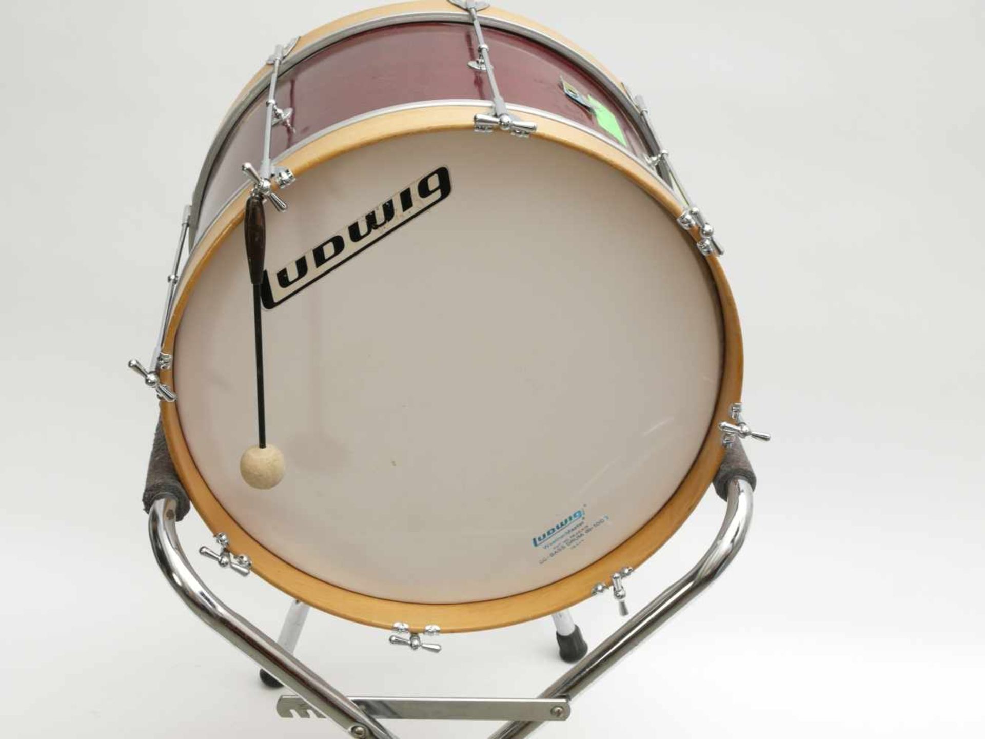 Ludwig Bass Drum Weather Master 60er JahreBD- Bass Drum: db -1000. Große Pauke mit einem Schlegel. - Bild 2 aus 3