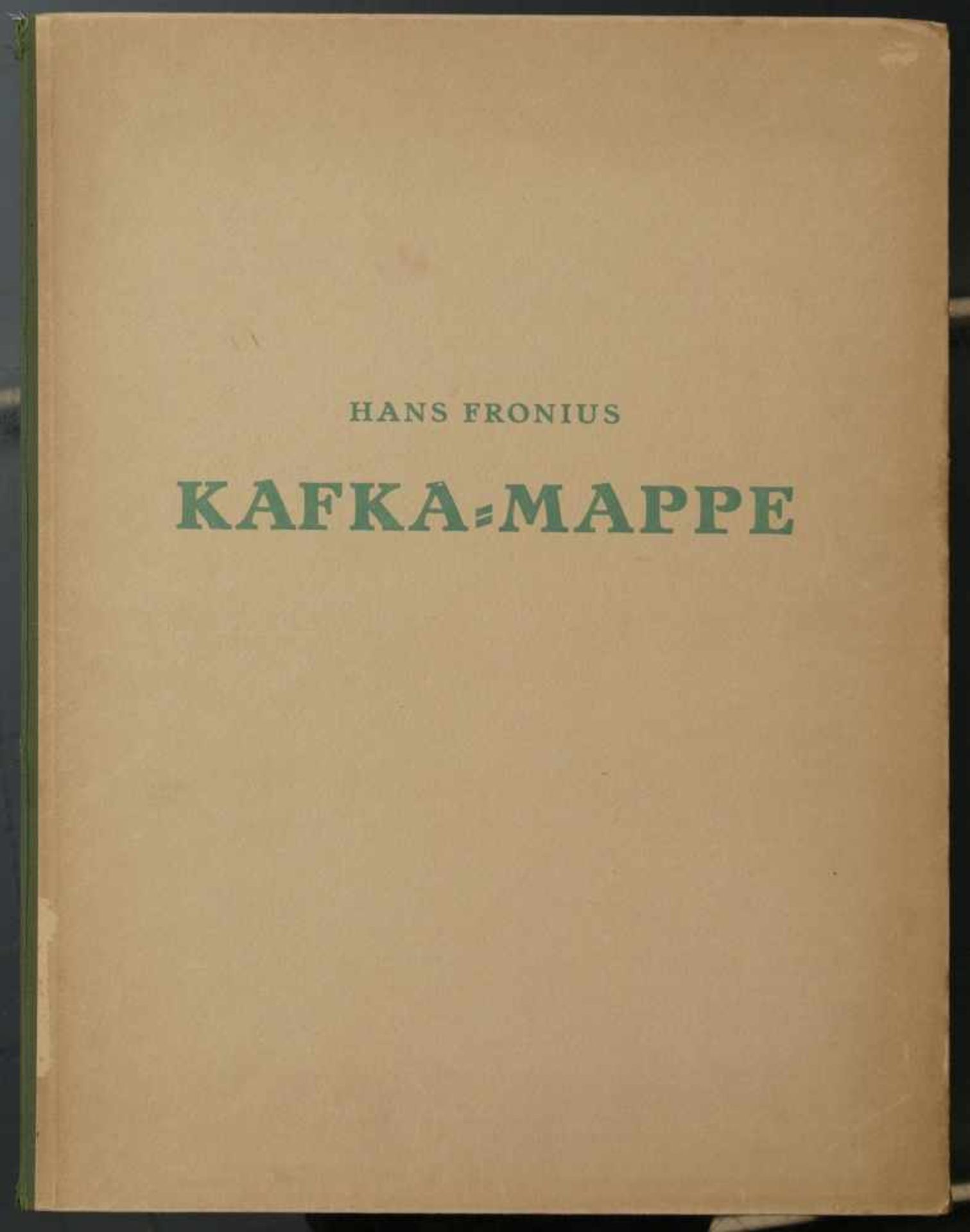 Fronius, Hans (1903-1988) - Kafka Mappe Wien 1946 10 BlattZehn Lichtdrucke nach - Bild 4 aus 4