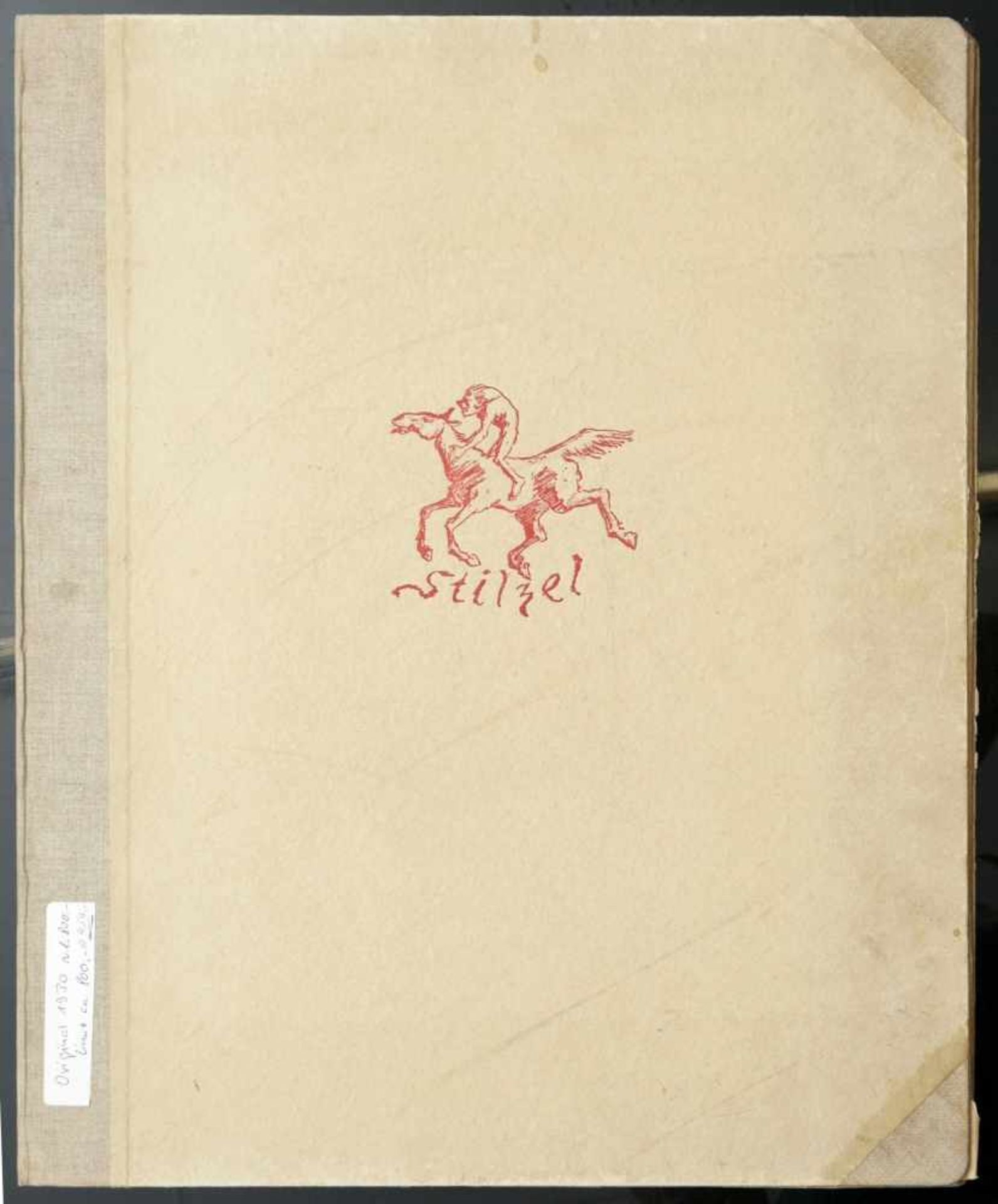 Kubin, Alfred (1877-1959) - Mappe Stilzel Original 1930Selten erhaltene originale Mappe mit elf