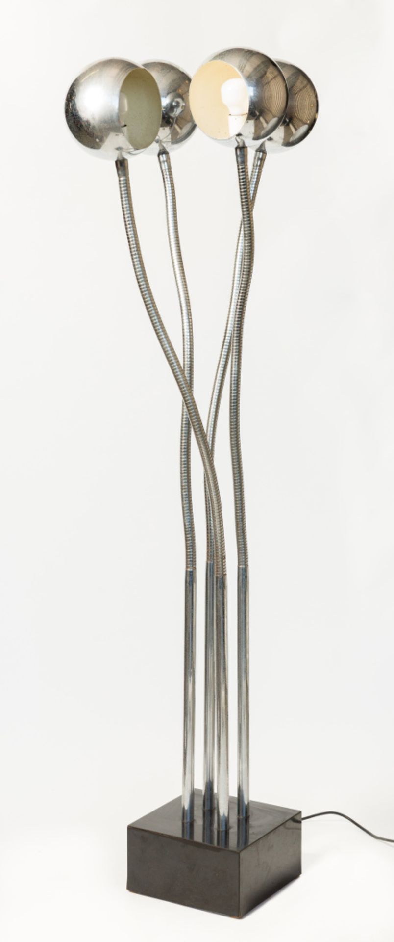 Gioffredo REGGIANI (né en 1929). - Lampadaire - circa 1970 - Bras articulés en [...]