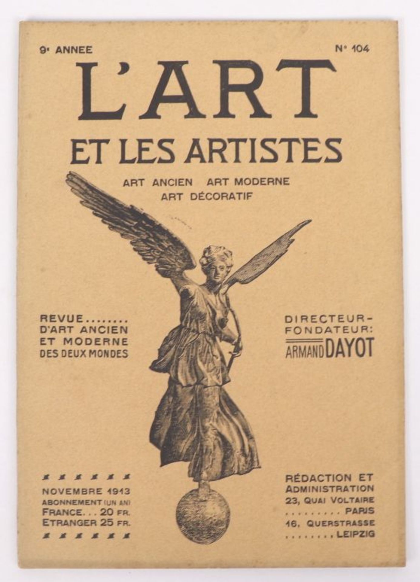 L'ART & LES ARTISTES. - Ensemble de 32 revues dont 3 numéros spéciaux. - 1907 - [...] - Bild 3 aus 5