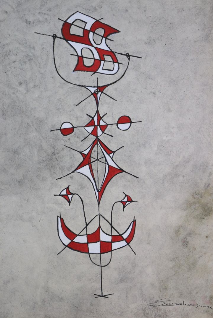 Solano CARDENAS (né 1964). - Composition géométrique - 2011. - Acrylique sur [...] - Image 2 of 6
