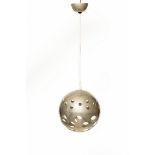 Sabine CHAROY (née en 1937). - Suspension - 1969. - Sphère en inox ajouré. - [...]