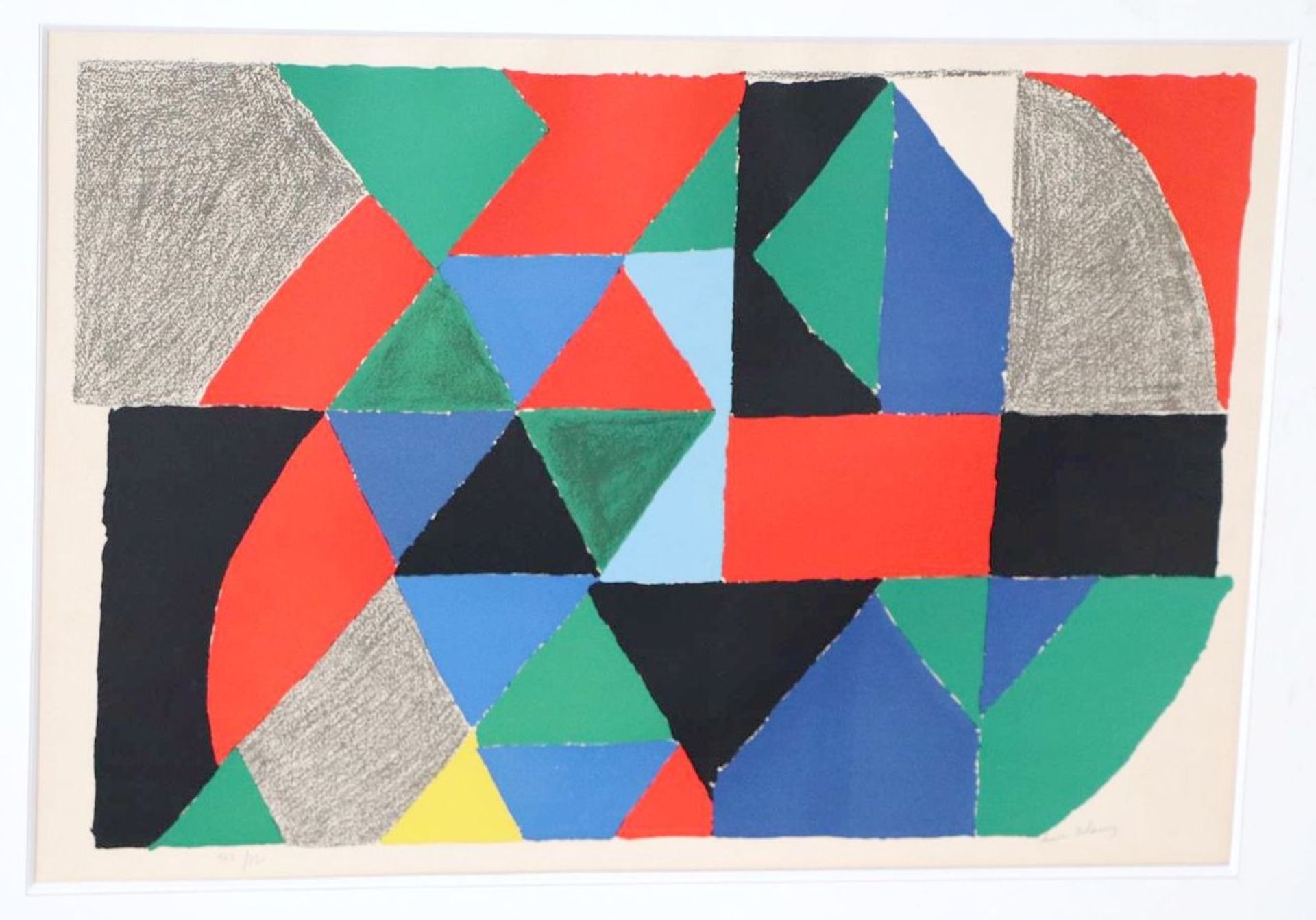 Sonia DELAUNAY (1885-1979). - Polyphonie (1970 ou 1971). - Lithographie signée au [...]