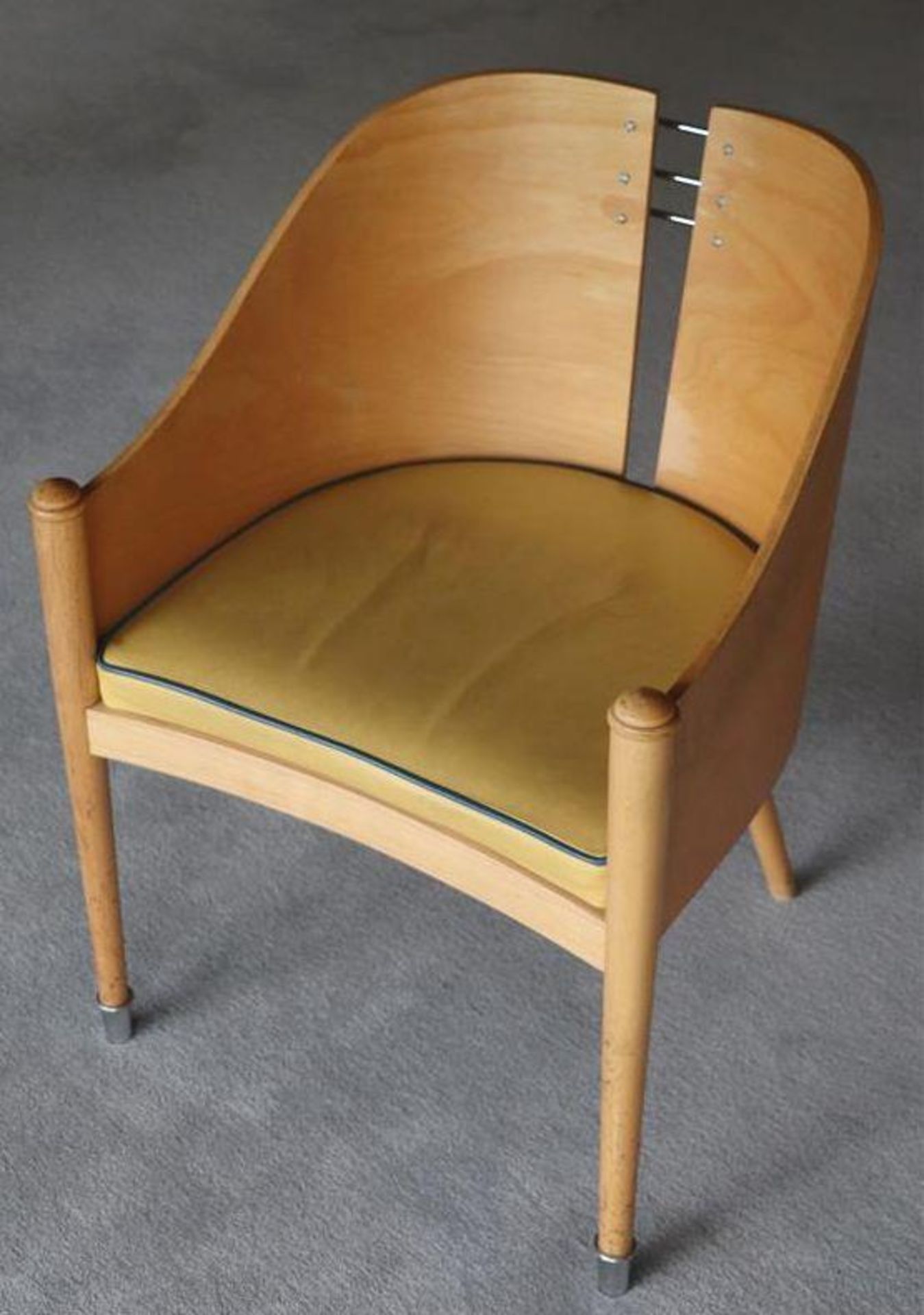 Alexis PAOUTOFF (né en 1947). - Suite de quatre fauteuils bridge Douchka en bois [...] - Bild 3 aus 10