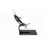 Yonel LEBOVICI (1937-1998). - Espadon jaillissant - 1989. - Sculpture en bronze. - [...]