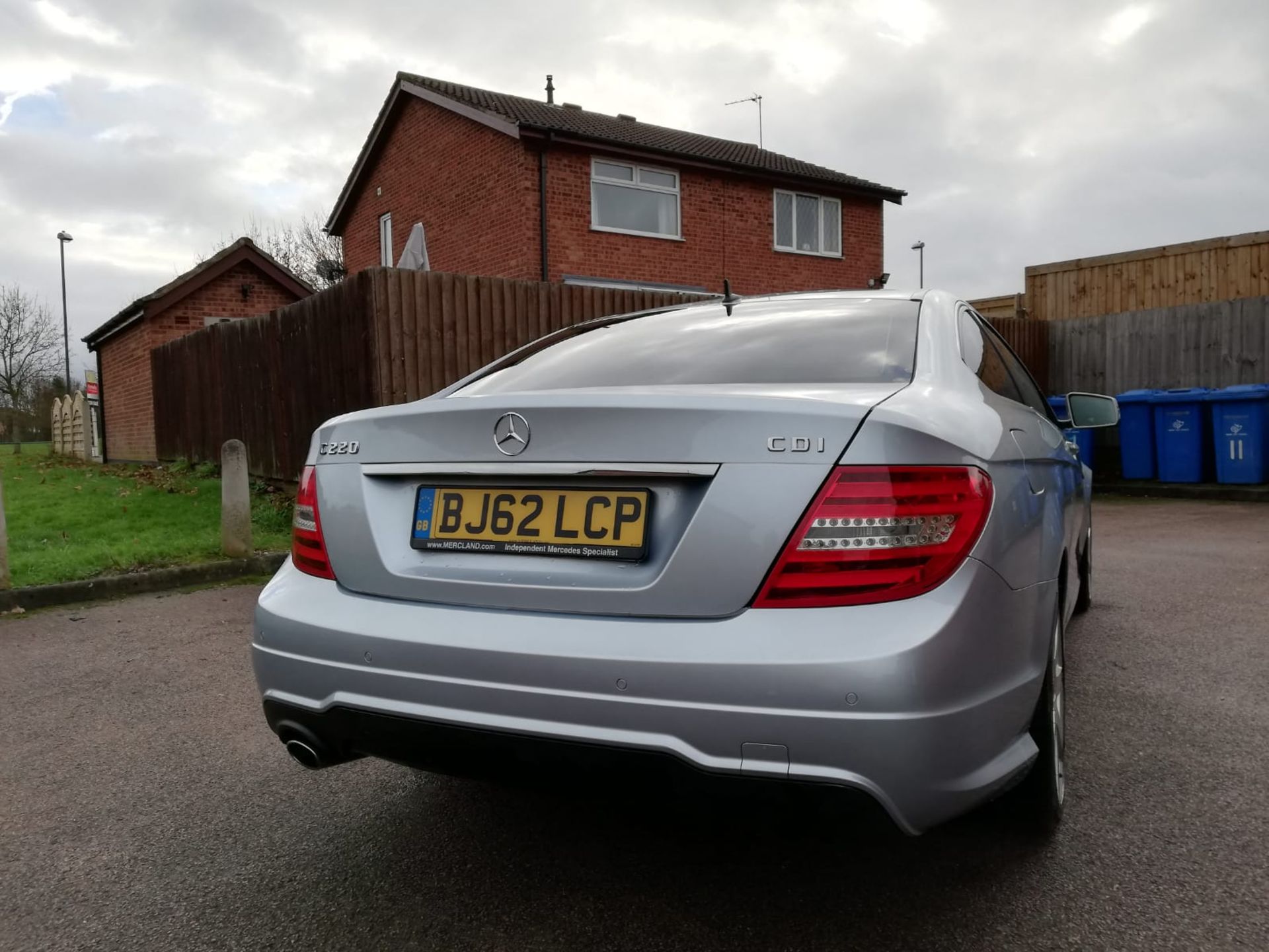 2012/62 REG MERCEDES-BENZ C220 AMG SPORT CDI BLUE EFFICIENCY 2.2 DIESEL COUPE *NO VAT* - Image 7 of 20